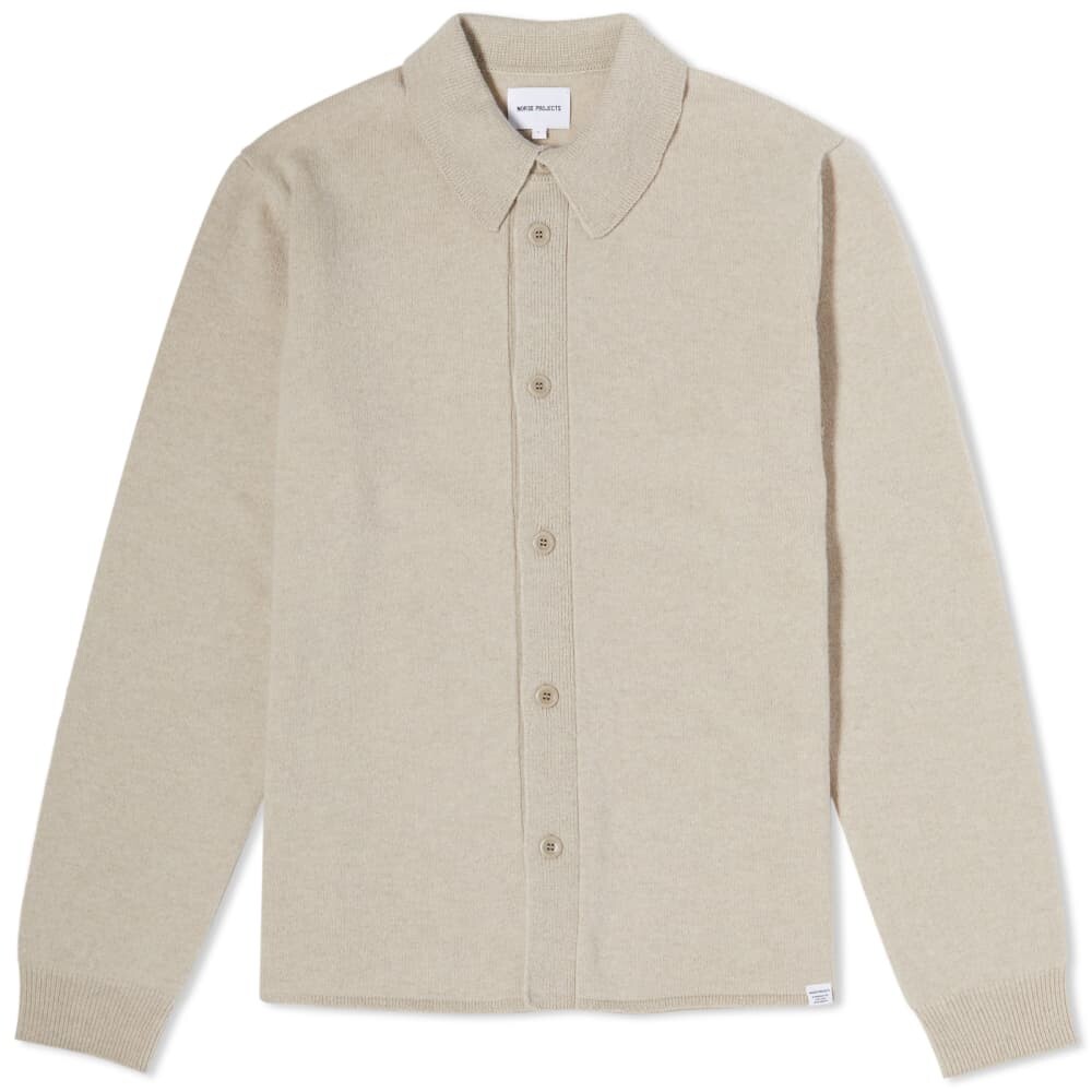 

Поло на пуговицах Norse Projects Martin из мериносовой шерсти