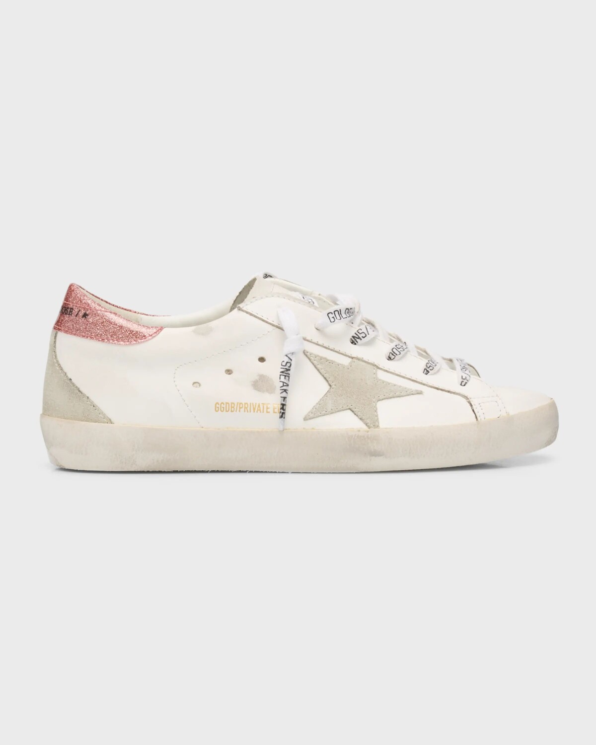 

Кроссовки Superstar из смесовой кожи Golden Goose, цвет Optic White Ice Peach Orange