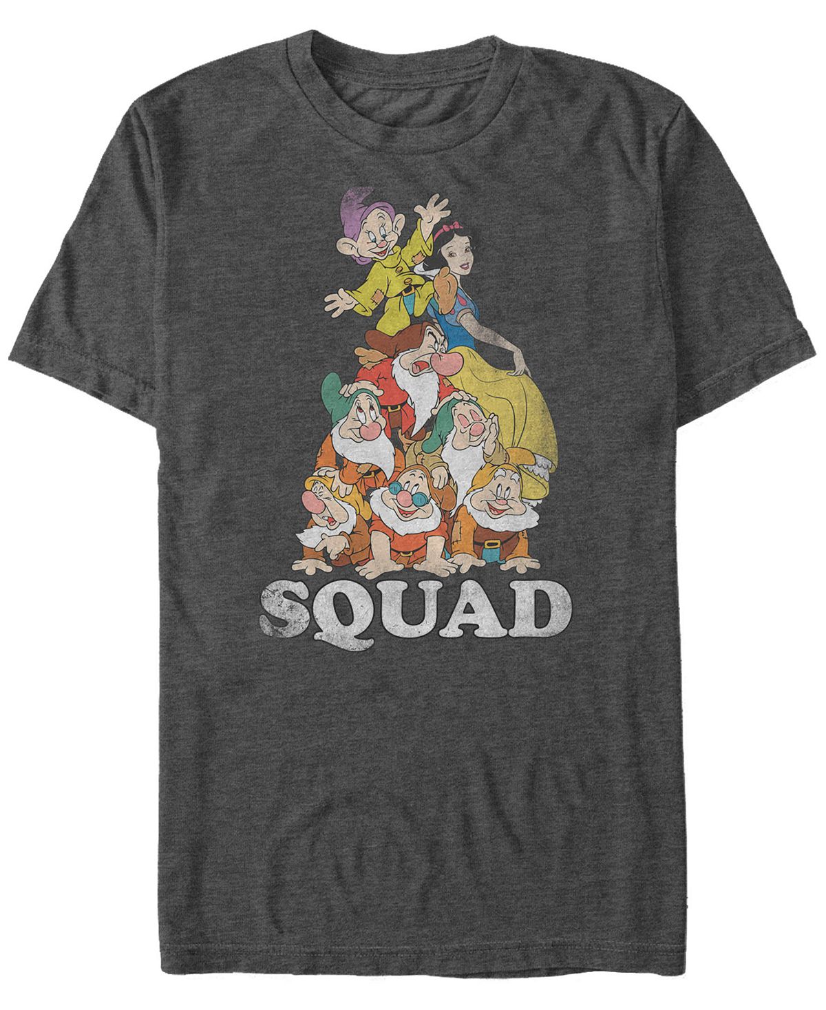 Мужская футболка Disney Snow White Dwarf Squad Goals с коротким рукавом Fifth Sun