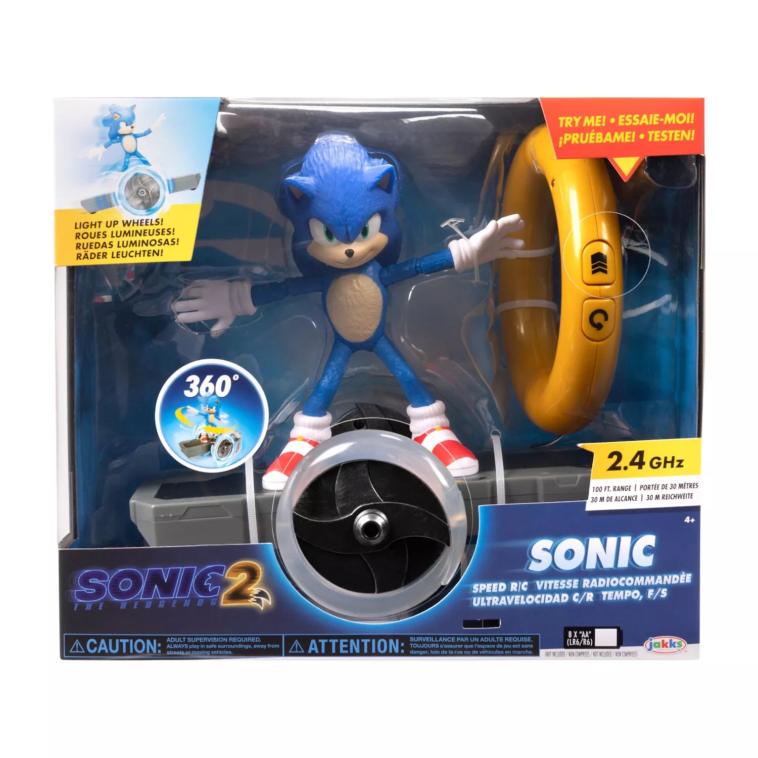 Jakks Sonic 2 Movie Sonic the Hedgehog RC Vehicle Jakks – купить из-за  границы через сервис «CDEK.Shopping»