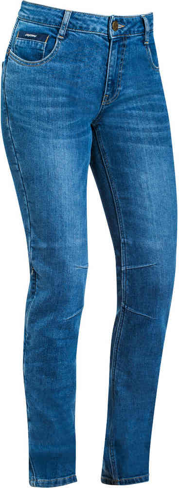 Женские мотоциклетные джинсовые брюки Cathelyn Ixon, синий камень