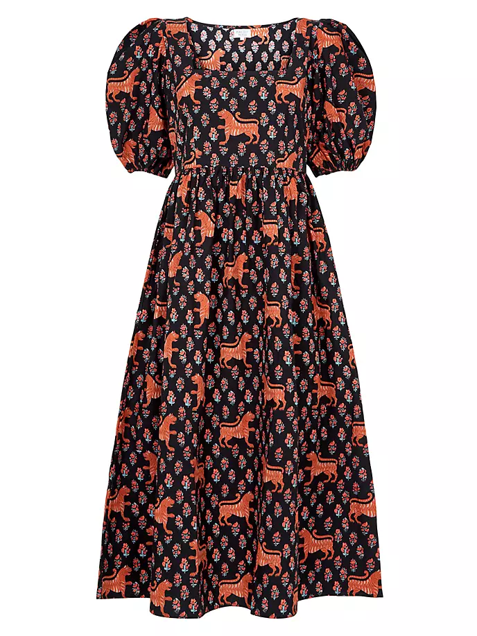 

Платье Полли Могул Тайгер Pink City Prints, цвет mogul tiger