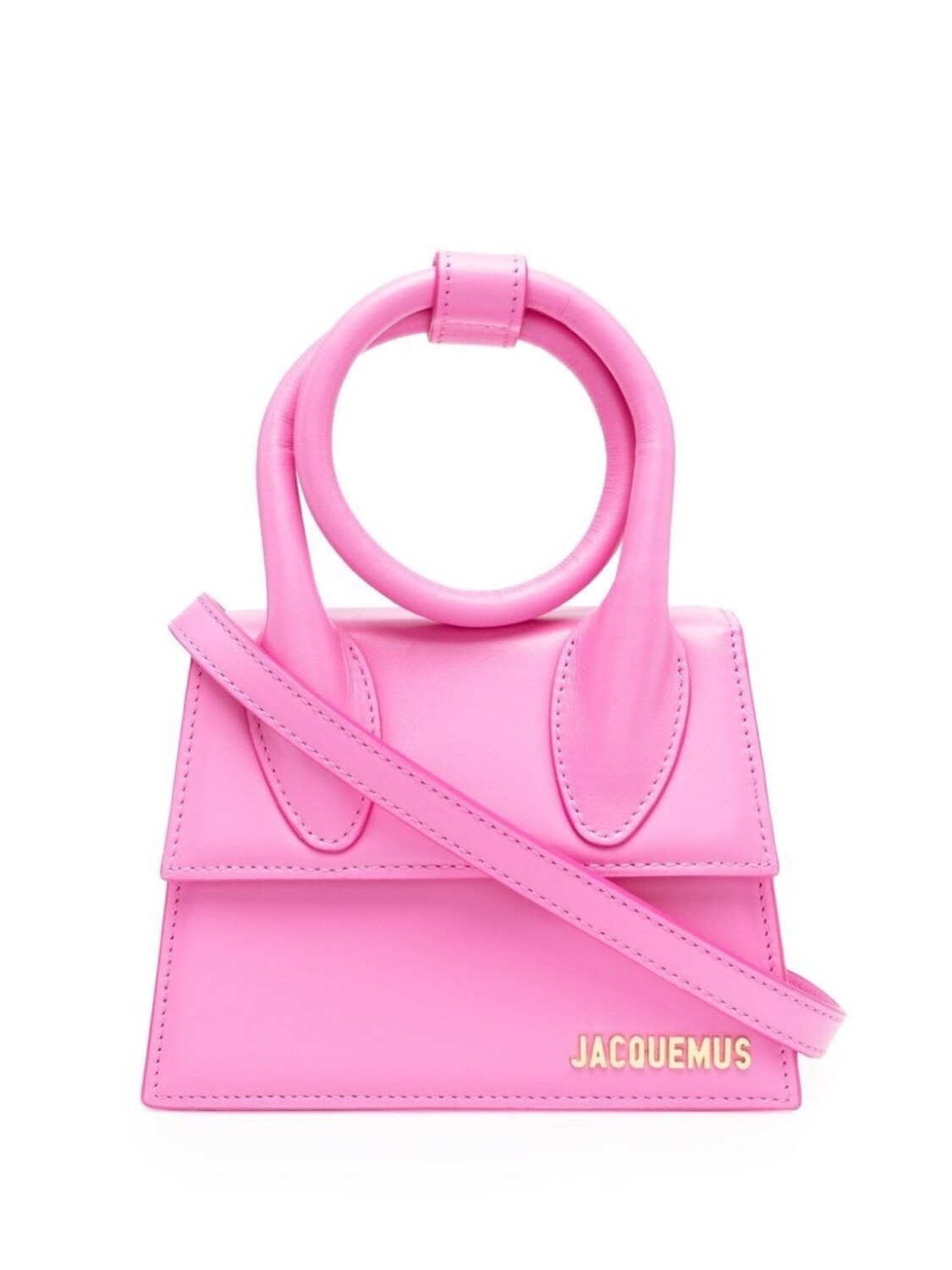 

Мини-сумка Le Chiquito Nœud Jacquemus, розовый