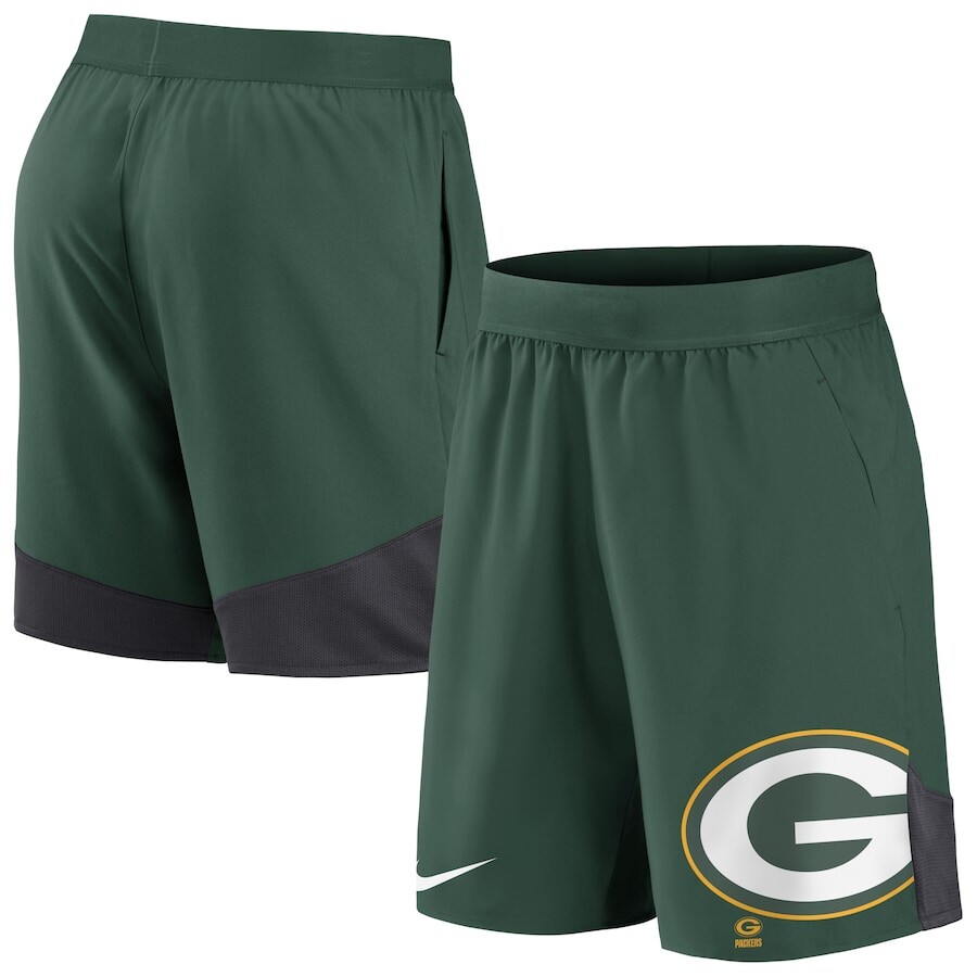 

Шорты Nike Green Bay Packers, зеленый