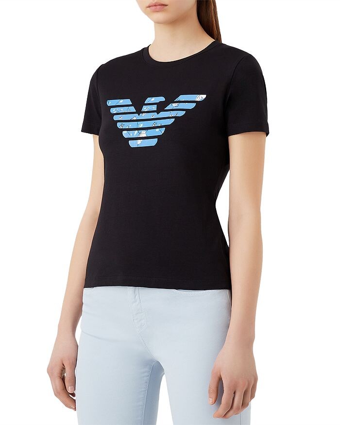 

Футболка с логотипом Eagle Armani, Черный