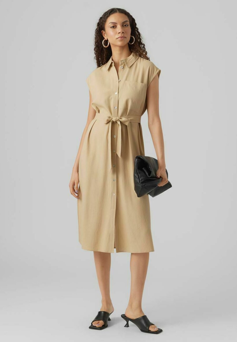

Классическая рубашка Vero Moda ROBE, цвет irish cream