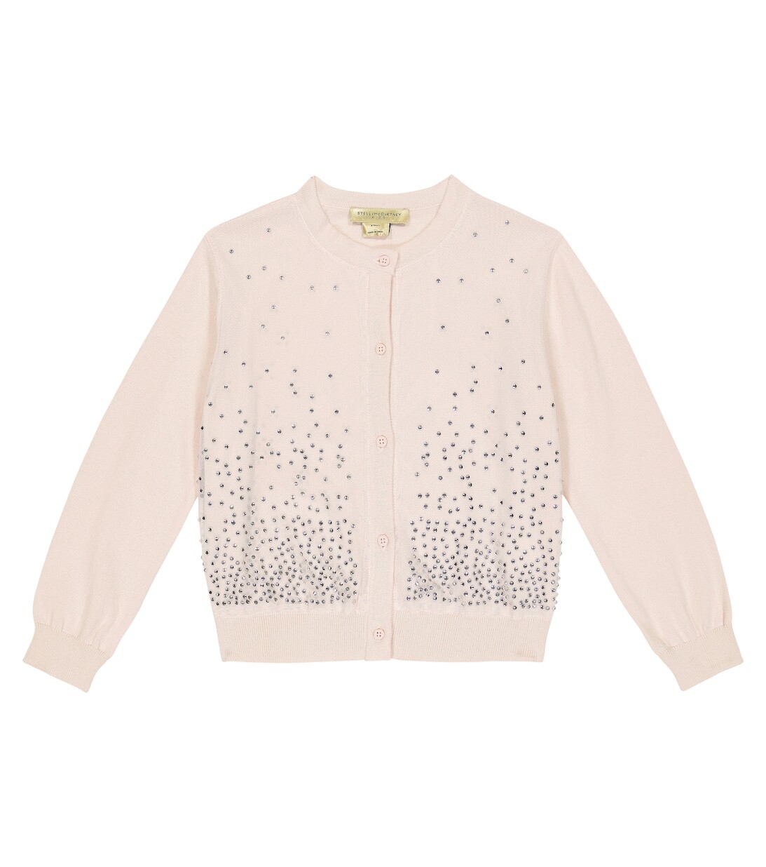 

Кардиган из хлопкового джерси Stella McCartney Kids, розовый