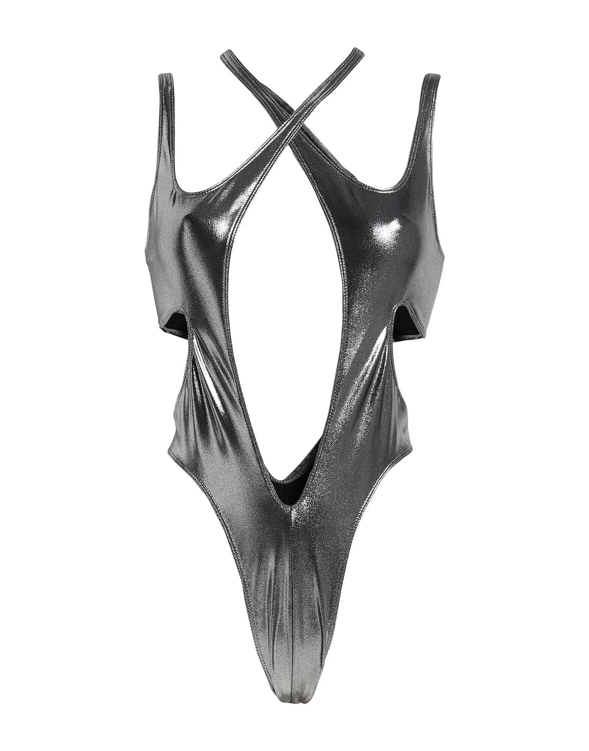 

Цельный купальник Mugler, серебро
