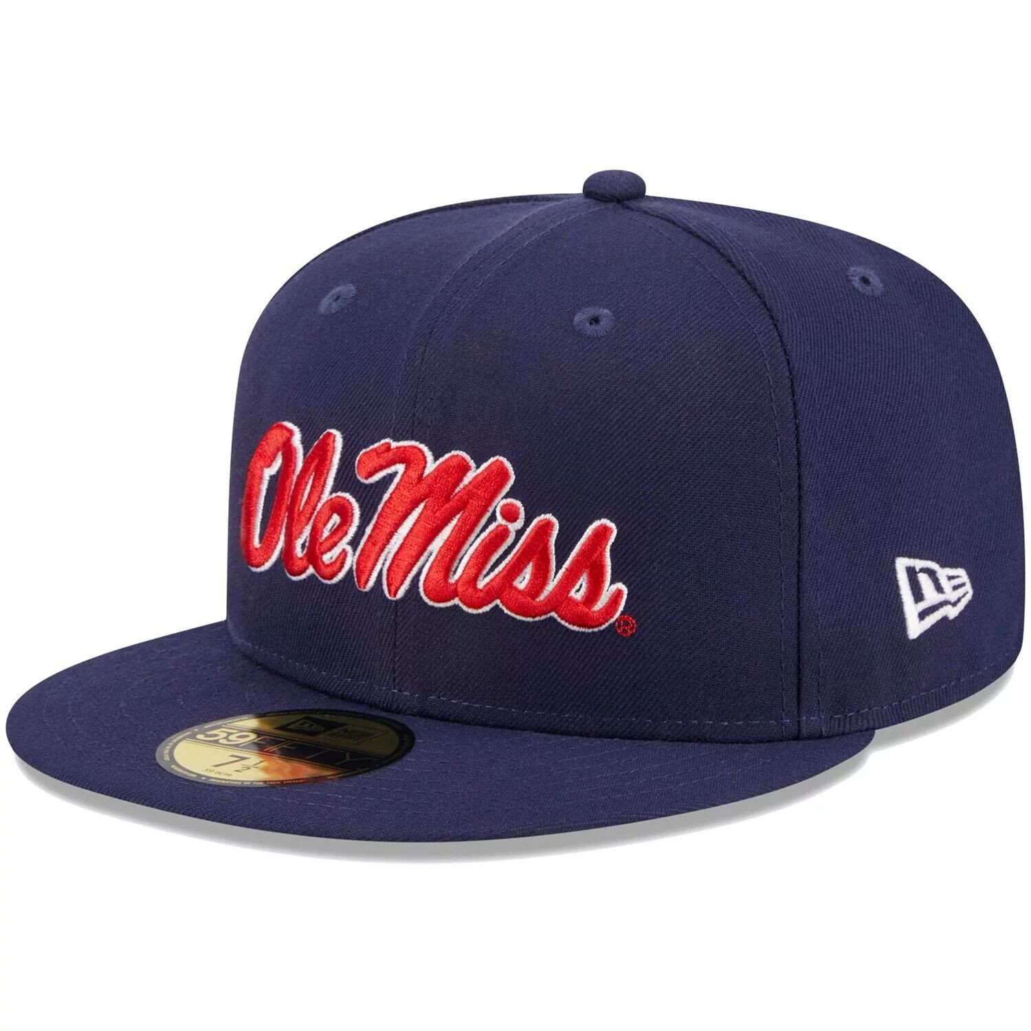 

Мужская приталенная шляпа New Era Navy Ole Miss Rebels Evergreen 59FIFTY