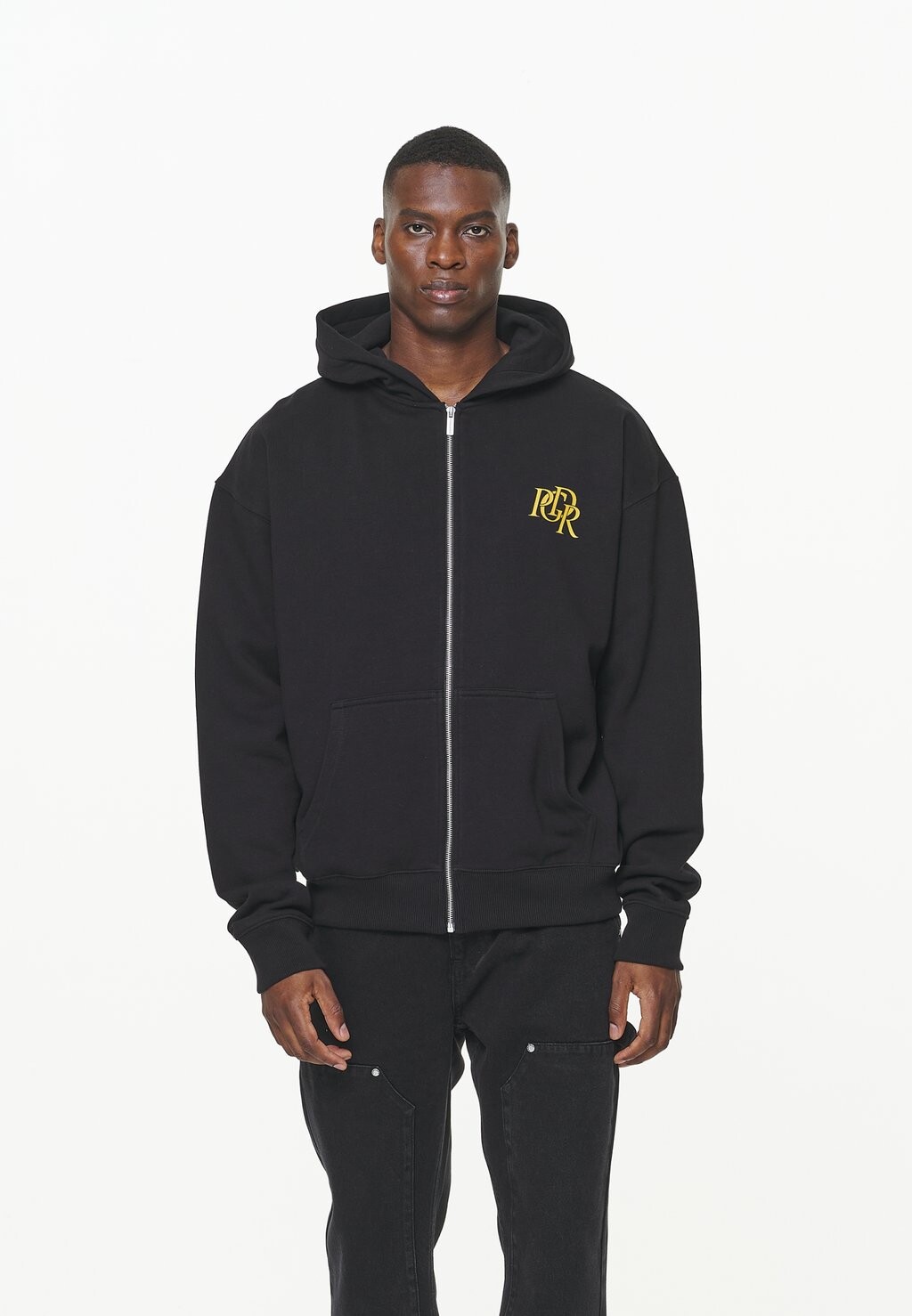 

Толстовка на молнии Pegador MARCER OVERSIZED, черный