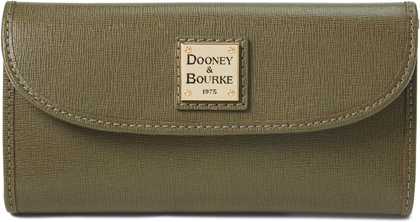 

Континентальный клатч сафьяно Dooney & Bourke, цвет Olive