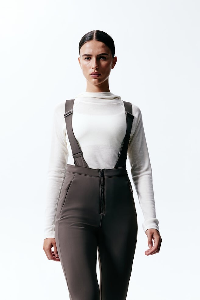 

Водоотталкивающие лыжные брюки H&M, коричневый
