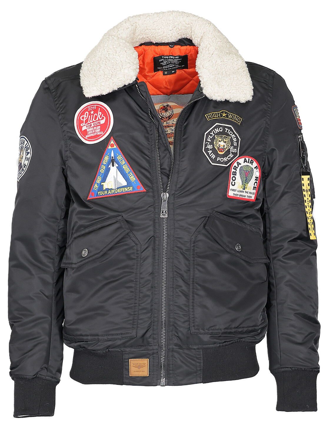 Top Gun Victory Vintage Bomber Коричневый Оливковый купить недорого - выгодные ц