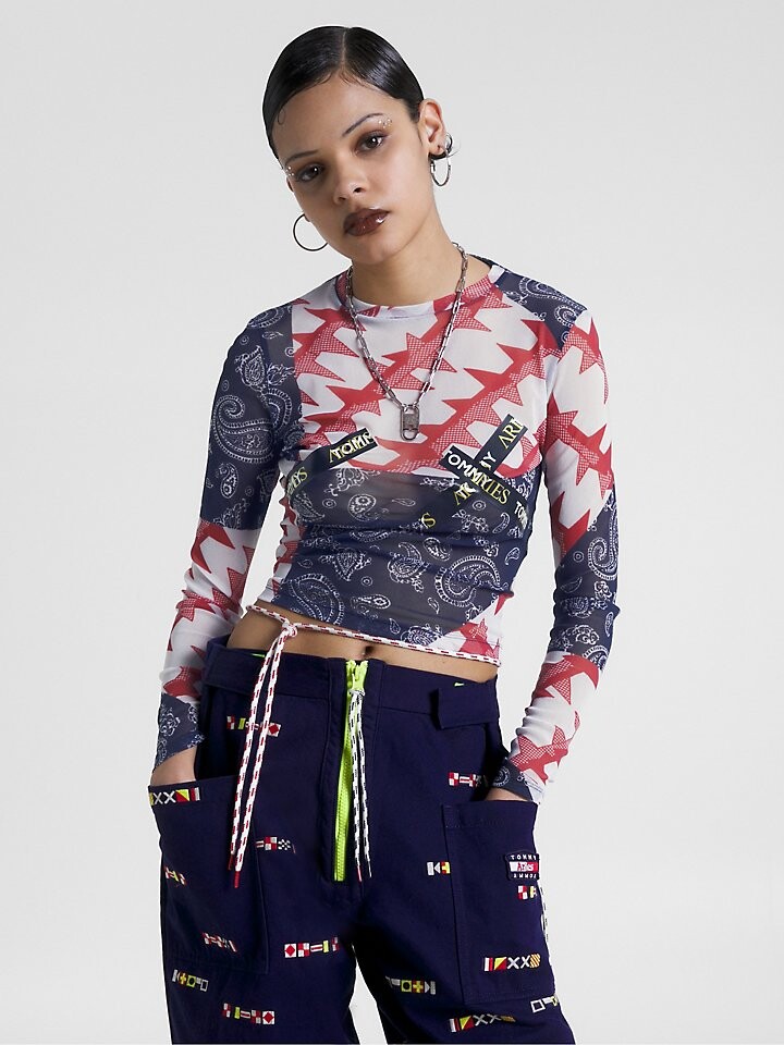 

TOMMY X ARIES Топ с длинными рукавами Tommy Jeans