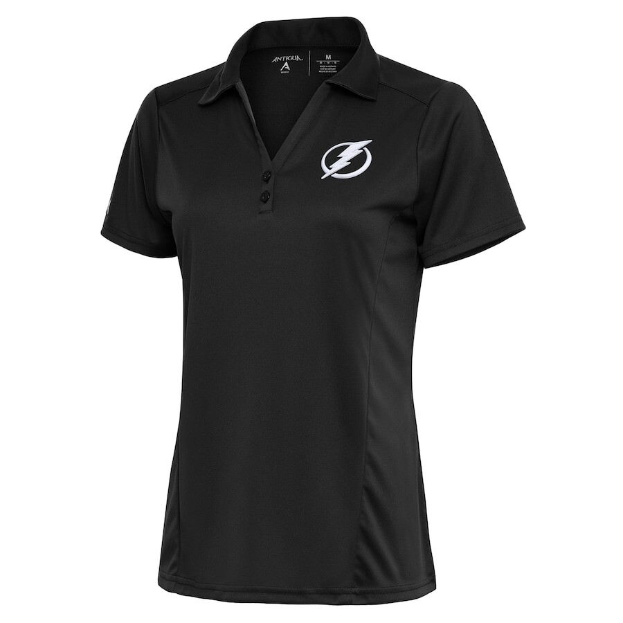 

Поло с коротким рукавом Antigua Tampa Bay Lightning, угольный
