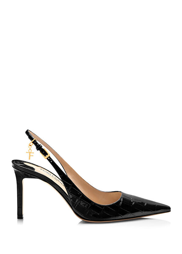 

Кожаные высокие каблуки Tom Ford, черный