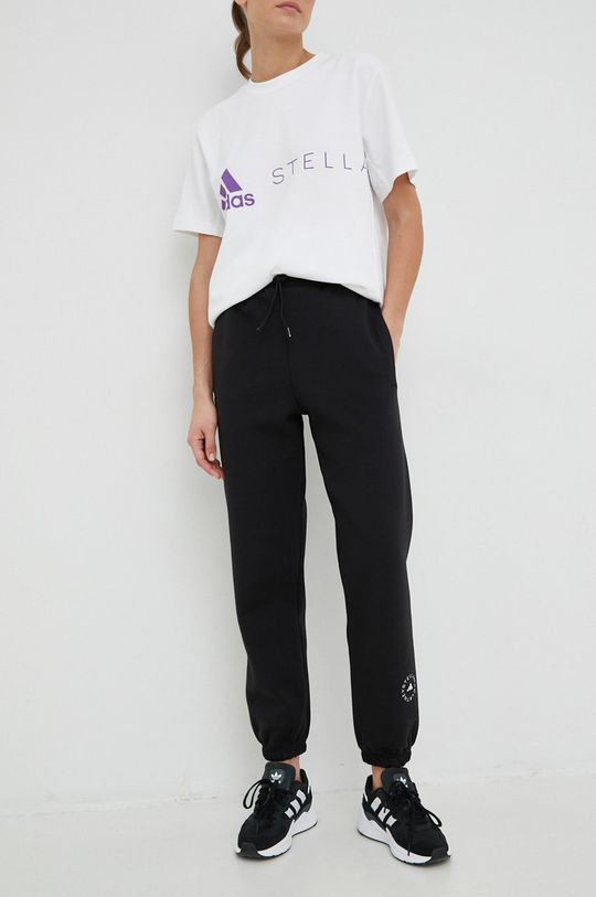 Джоггеры adidas by Stella McCartney, черный синие широкие джинсовые брюки stella mccartney