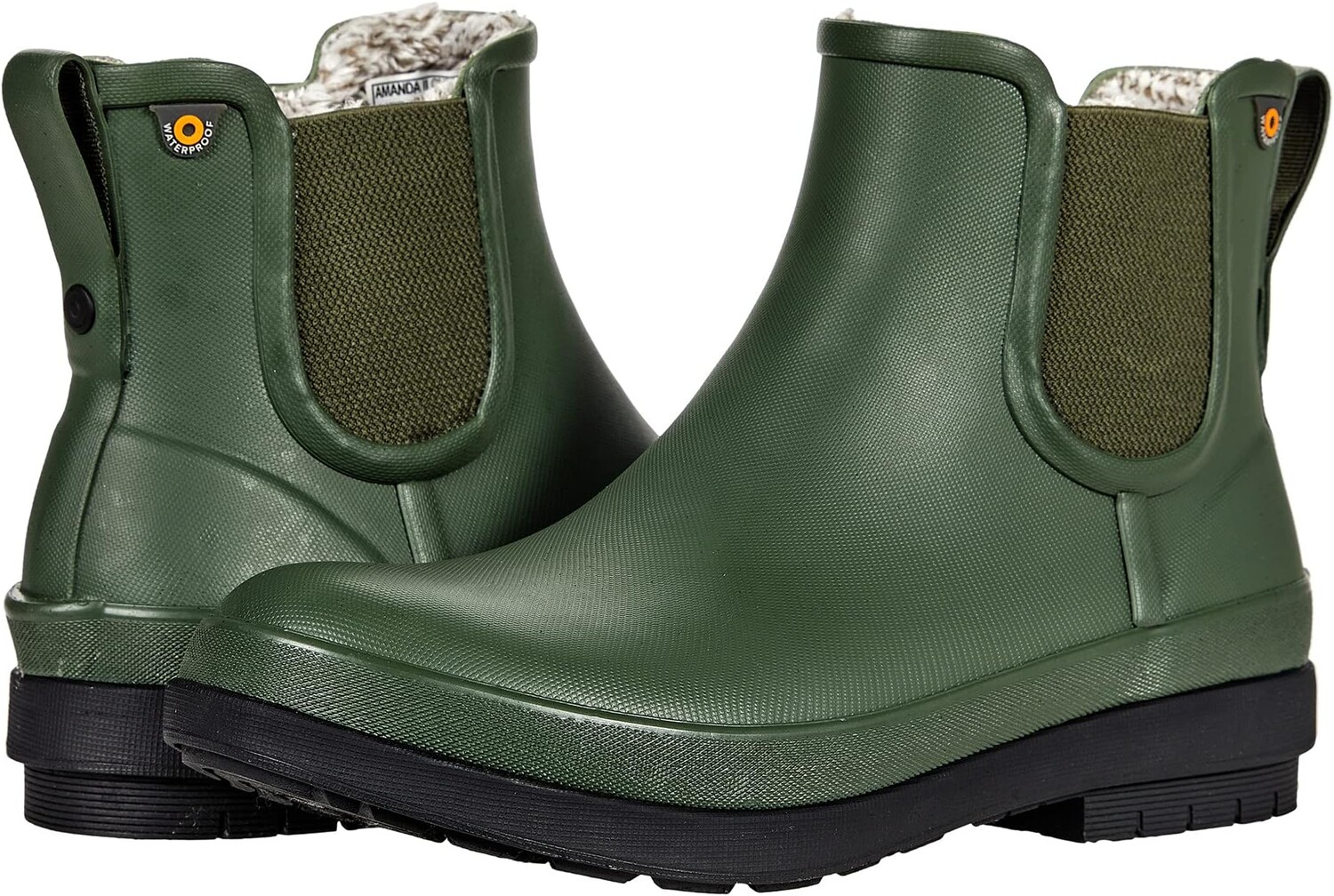 

Рабочая обувь Amanda Plush II Chelsea Bogs, цвет Green Ash