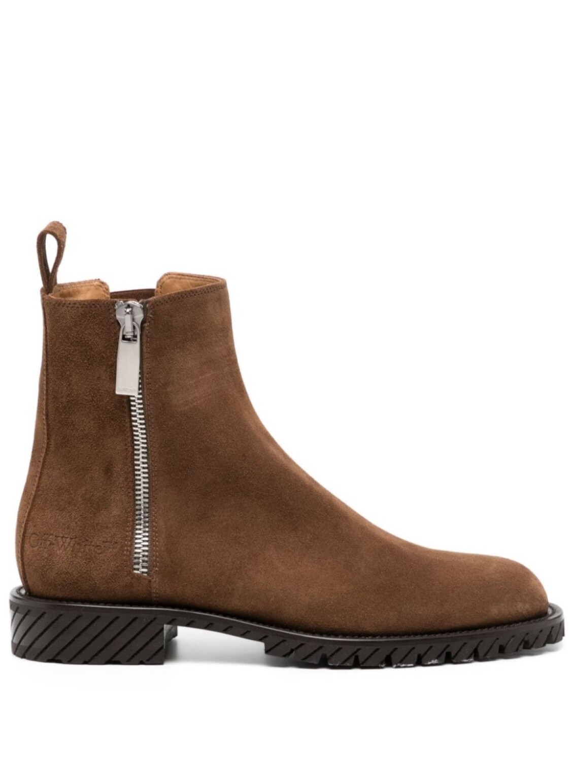 

Ботинки с тисненым логотипом Off-White, коричневый