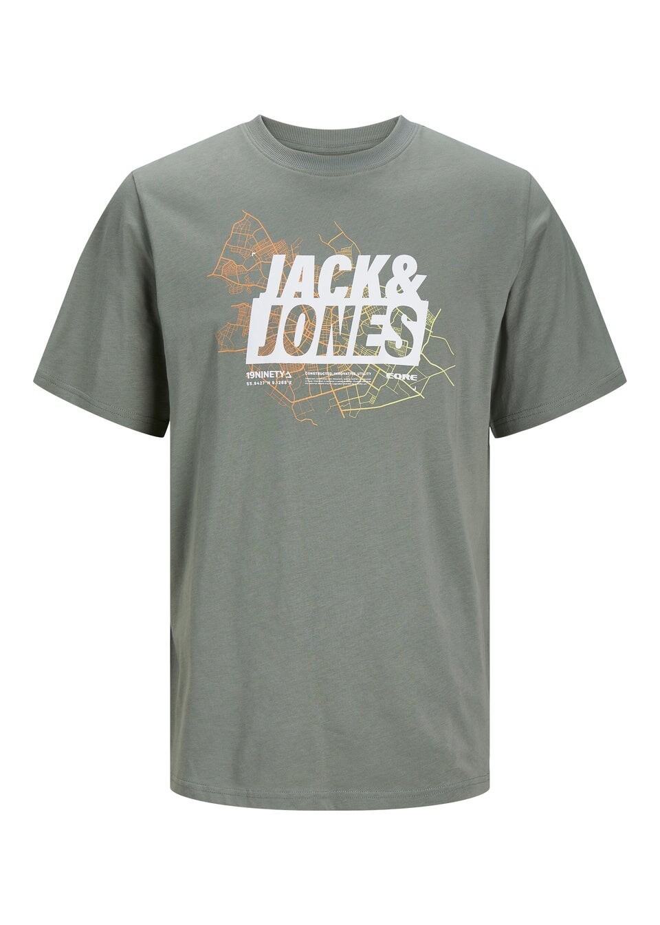 

Jack and Jones Зеленая футболка с логотипом Junior (6–16 лет)