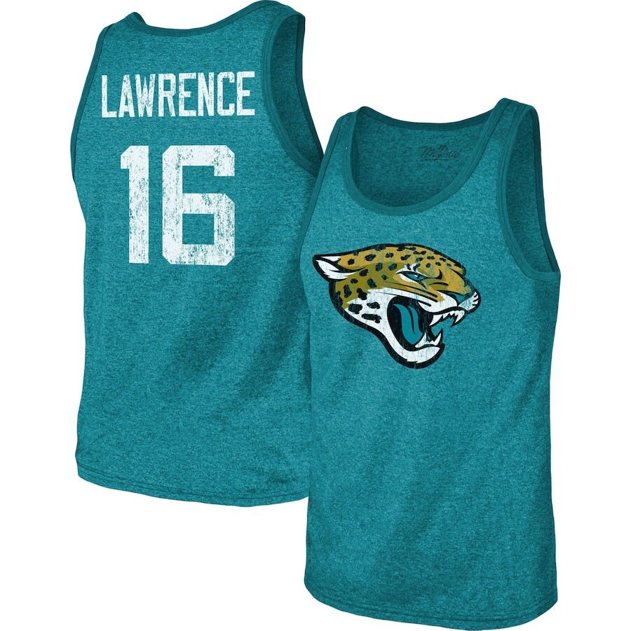 

Майка Majestic Threads Jacksonville Jaguars, бирюзовый