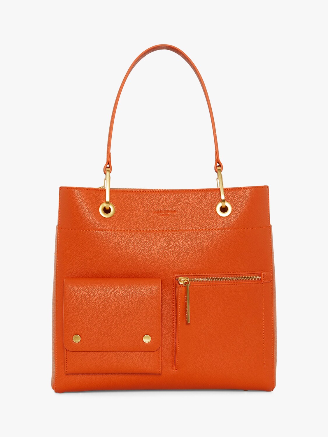 

Jasper Conran London Baylee Большая сумка из искусственной кожи с двумя карманами, оранжевая, Оранжевый