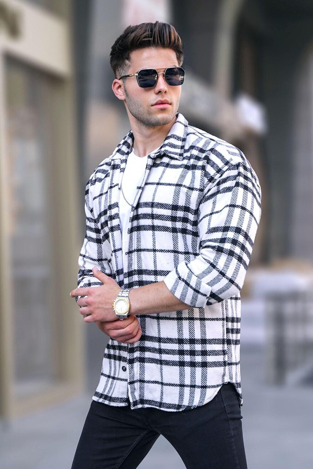 

Рубашка Lumberjack Regular Fit Ecru 5553 MADMEXT