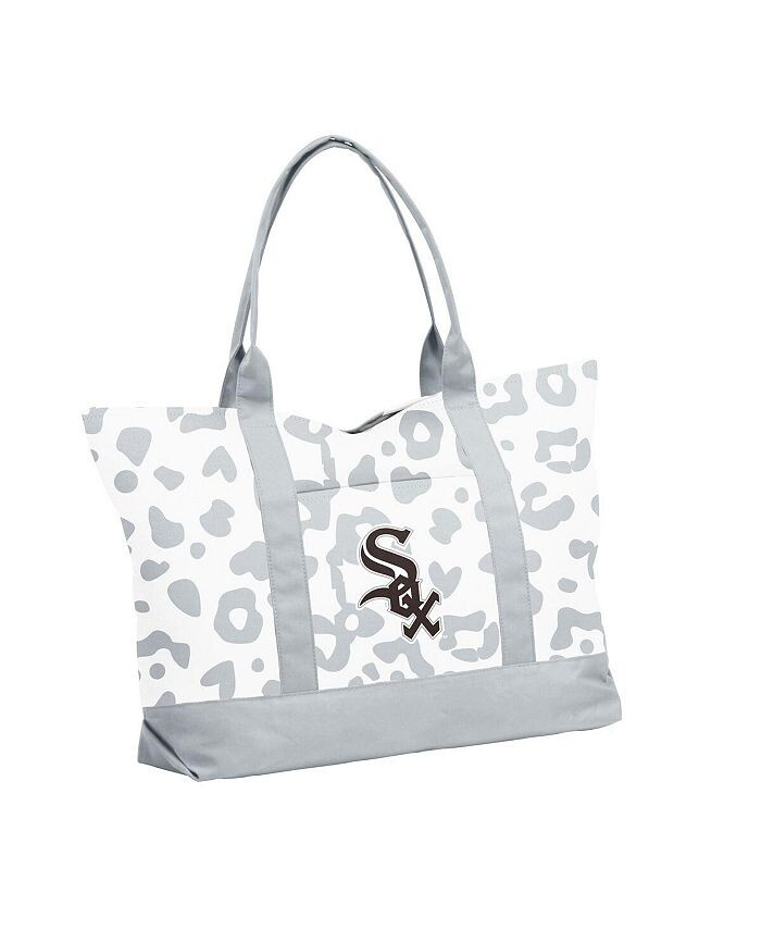 

Женская сумка-тоут с леопардовым узором Chicago White Sox Logo Brands, белый