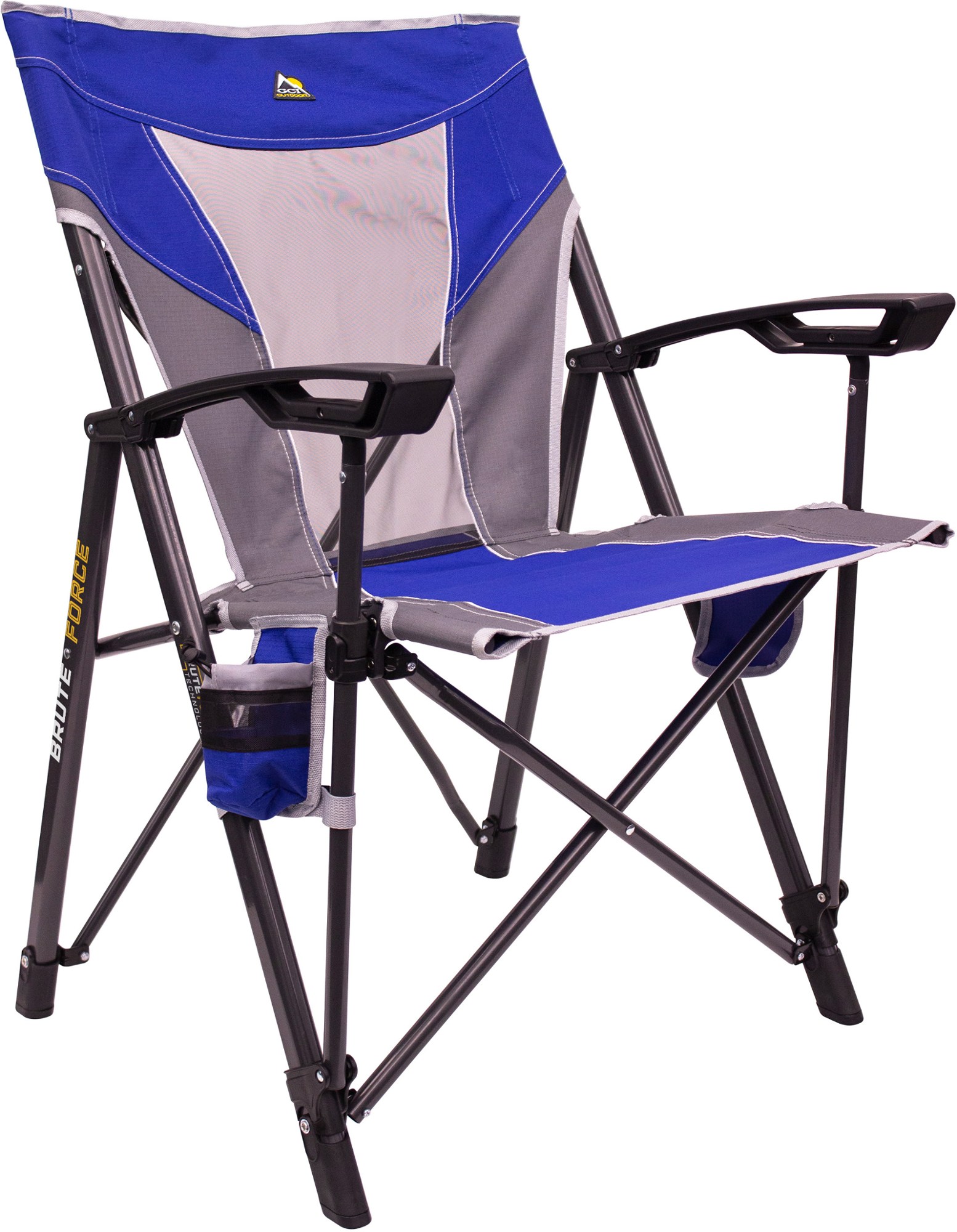 Стул грубой силы GCI Outdoor, синий кресло качалка с солнцезащитным козырьком gci outdoor серый
