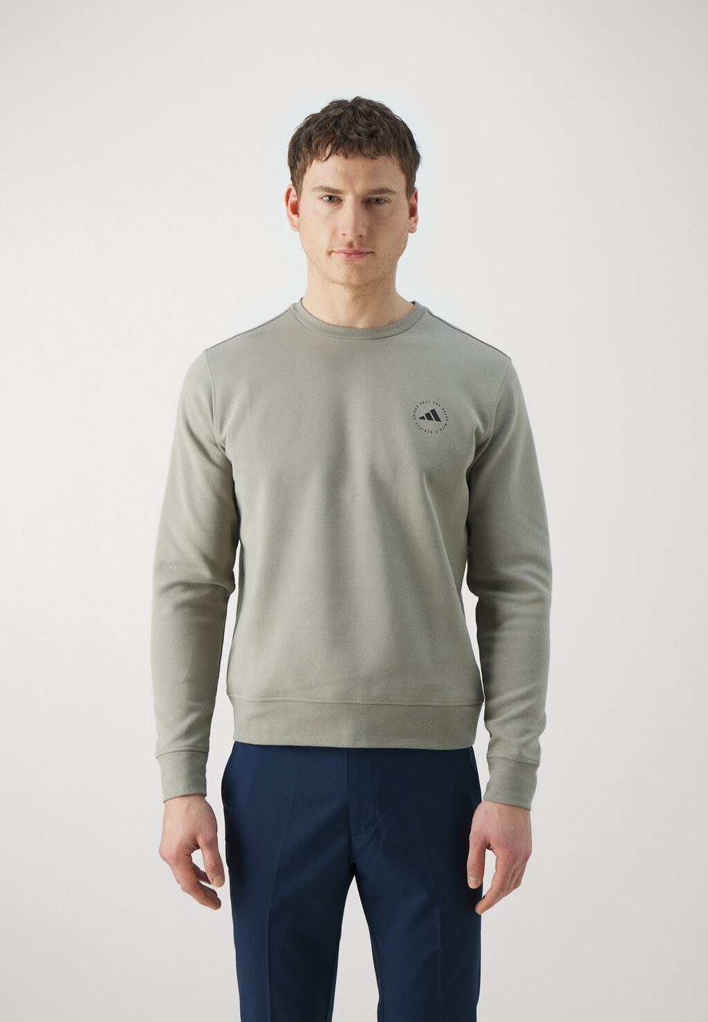 

Толстовка Crewneck adidas Golf, цвет silver pebble