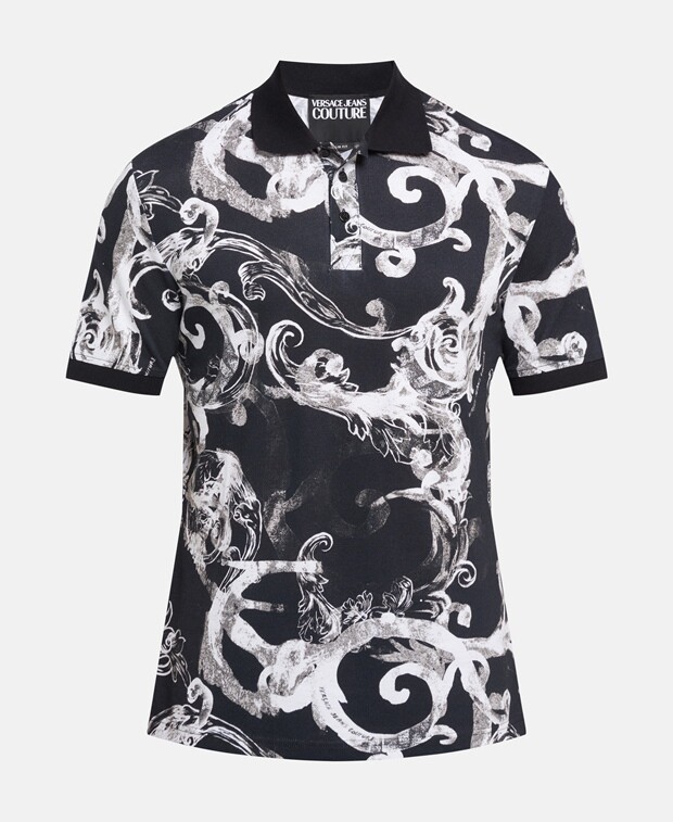 

Рубашка поло Versace Jeans Couture, черный