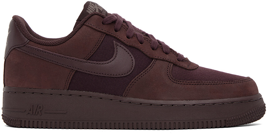 

Бордовые кроссовки Air Force 1 '07 LX Nike