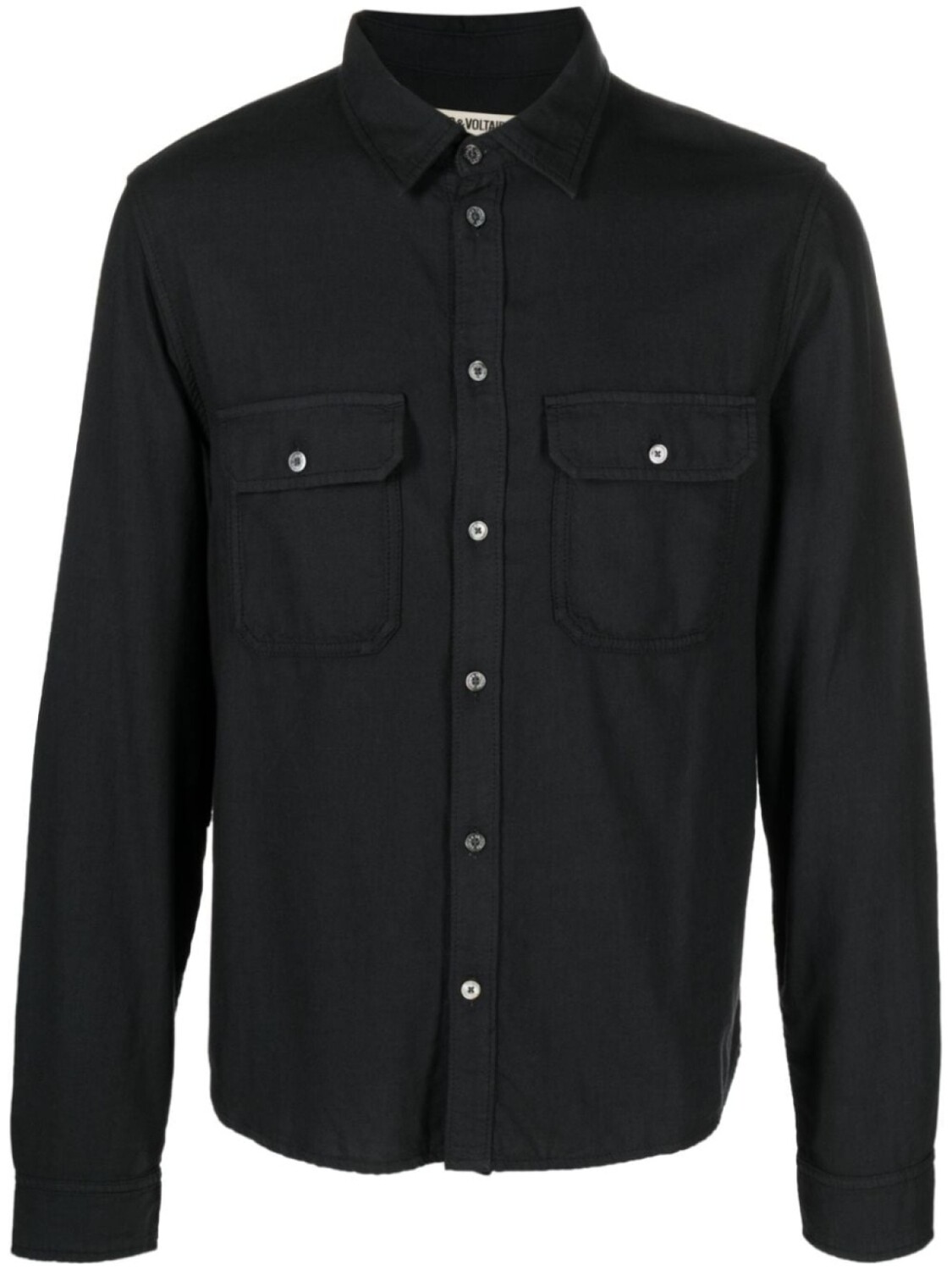 

Рубашка Stan из смесового хлопка Zadig&Voltaire, серый