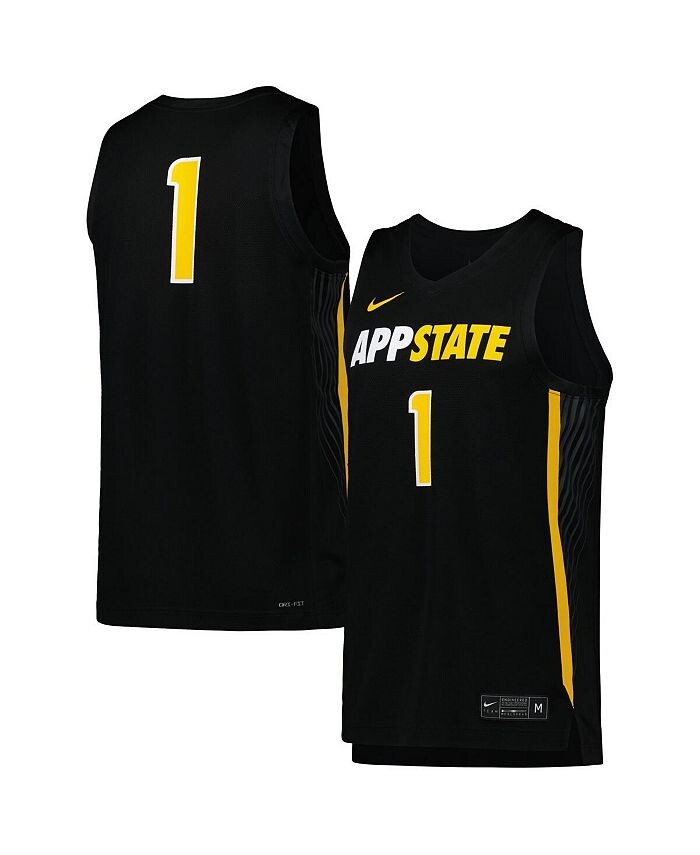 

Реплика мужской баскетбольной майки #1 черного цвета Appalachian State Mountaineers Nike, черный