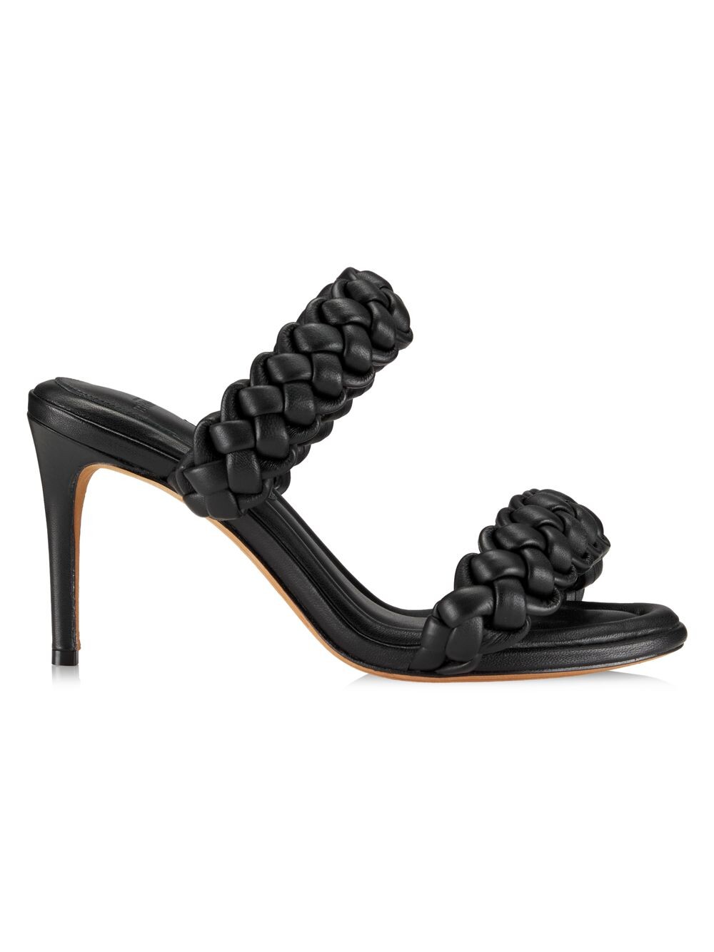 

Плетеные кожаные мюли Francis Alexandre Birman, черный