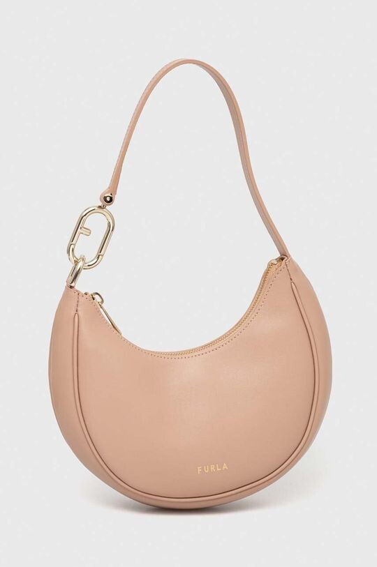 

Кожаная сумка Furla, розовый