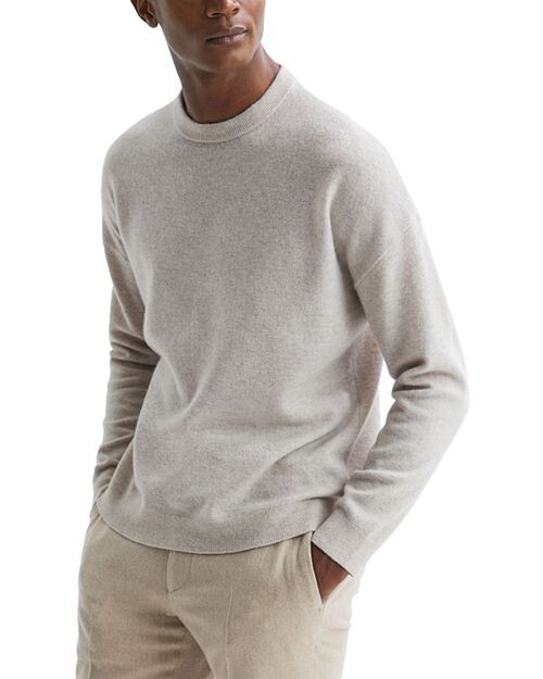 

Свитер Putney из мериносовой шерсти с круглым вырезом REISS, цвет Ivory/Cream