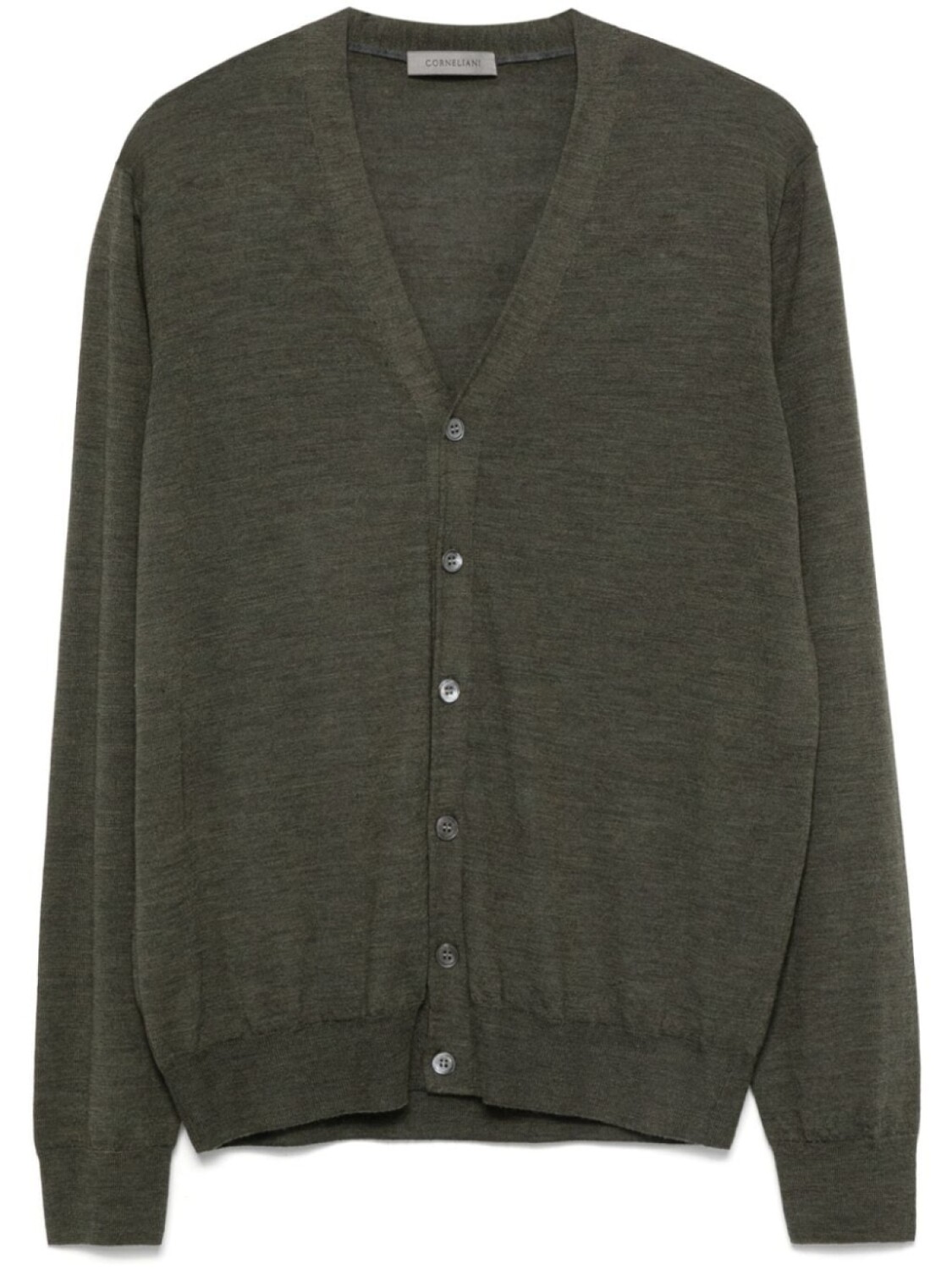 

Кардиган тонкой вязки Corneliani, зеленый