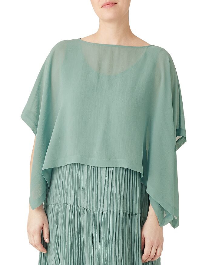 

Шелковое пончо Eileen Fisher