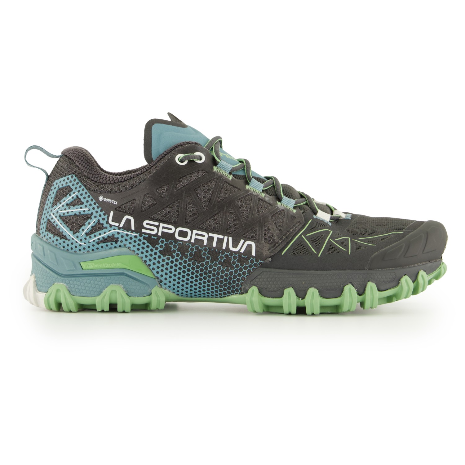 Кроссовки для бега по пересеченной местности La Sportiva Women's Bushido II GTX, цвет Carbon/Mist