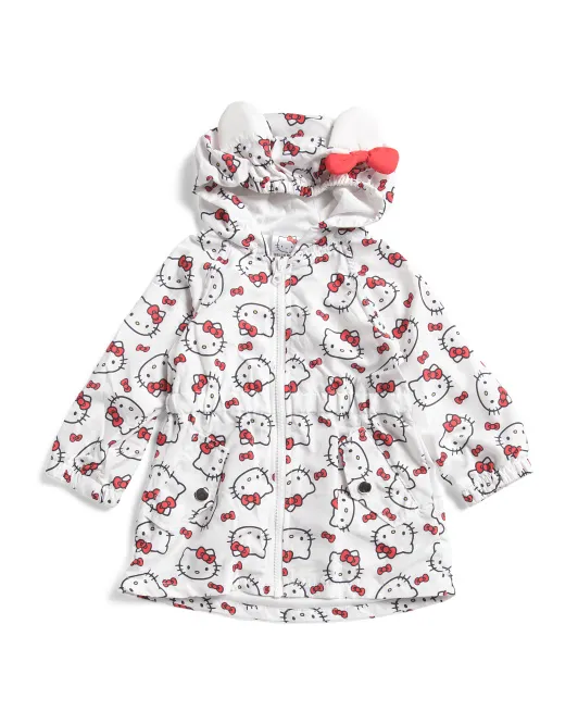 

Ветровка с капюшоном Hello Kitty, белый