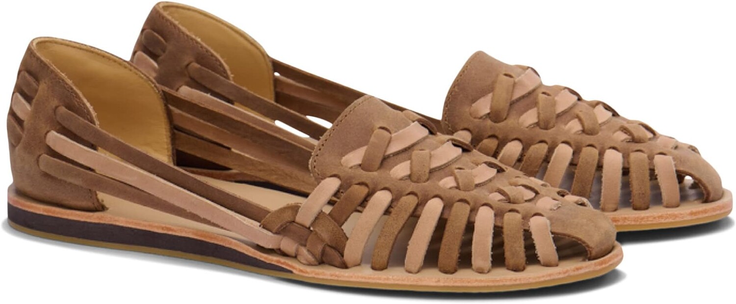 

Лоферы Huarache Sandal Nisolo, цвет Tobacco/Almond Color-Block