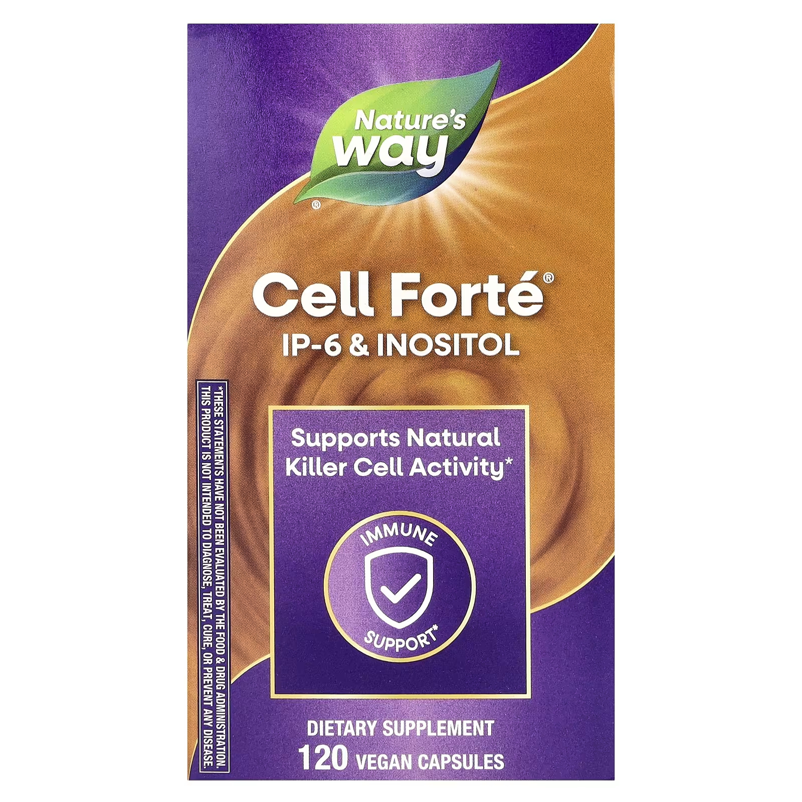 Пищевая добавка Nature's Way Cell Forte IP-6 и инозитол, 120 веганских капсул