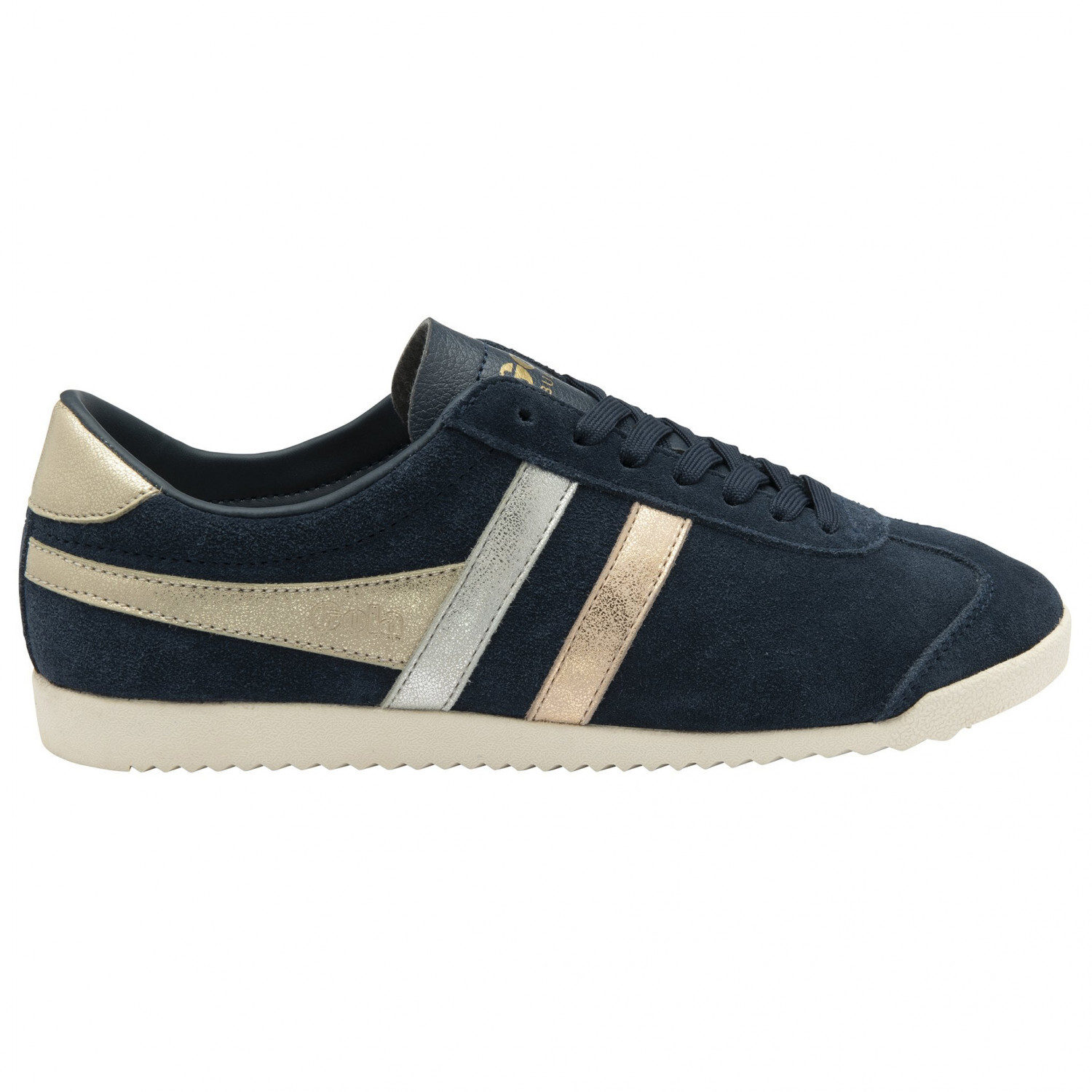 

Кроссовки Gola Women's Bullet Mirror Trident, цвет Navy/Silver/Gold
