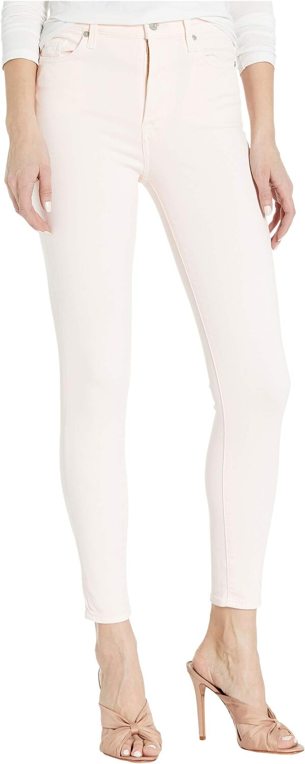 

Джинсы 7 For All Mankind High-Waist Ankle Skinny in Solid Pink, цвет Solid Pink