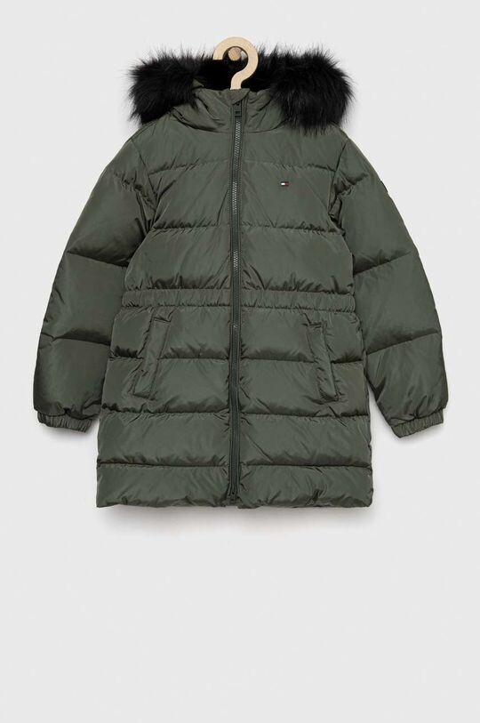 

Детский пуховик Tommy Hilfiger, зеленый