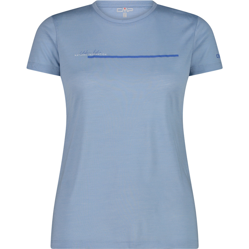 Женская футболка с принтом CMP, синий