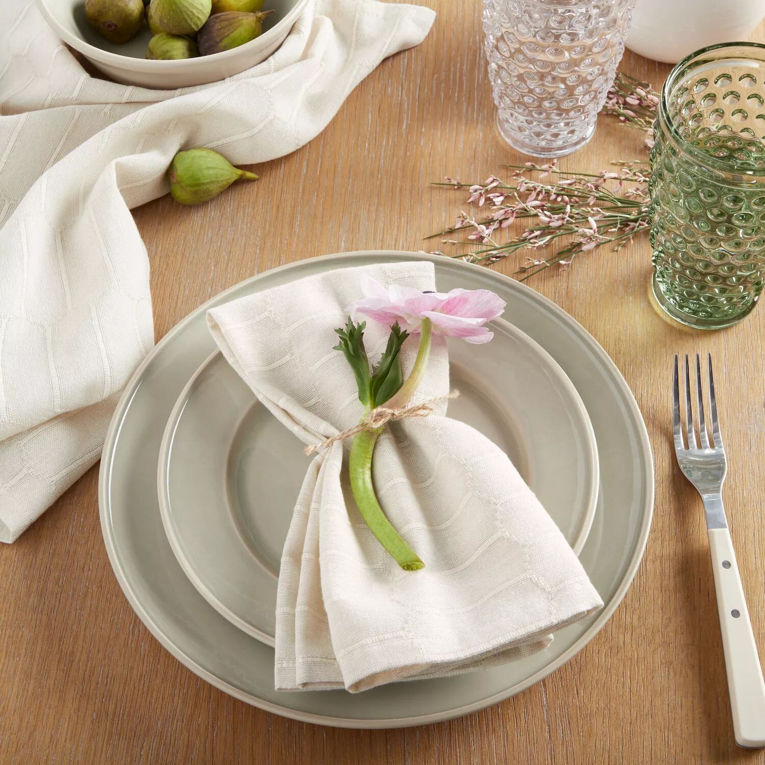 

Салфетка Martha Stewart Honeycomb Modern Farmhouse для ужина, 4 шт., серый