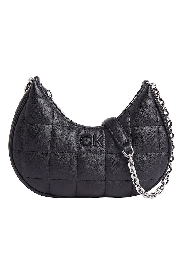 

Стеганая сумка из экокожи Calvin Klein, черный