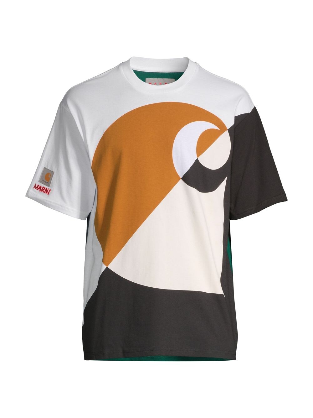 

Marni x Carhartt WIP Хлопковая футболка с абстрактным принтом Marni, зеленый